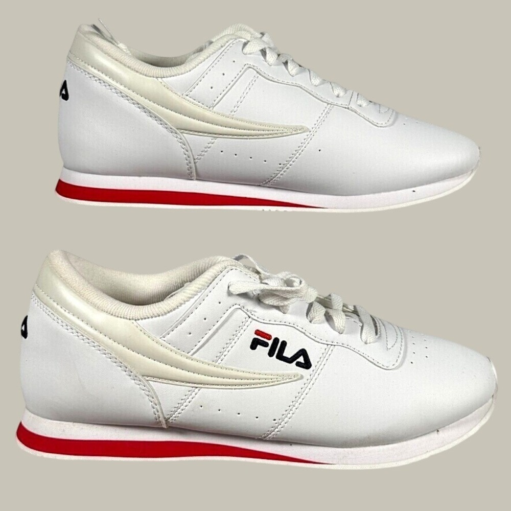 Fila Original Fitness Sneakers White Red US 10 EU 41.5 China 5SC60508-125